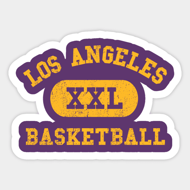 Los Angeles Basketball Sticker by sportlocalshirts